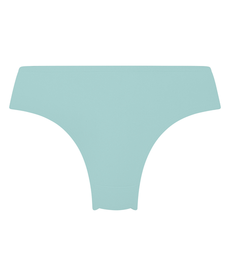 Slip brésilien Invisible Lace Back, Bleu