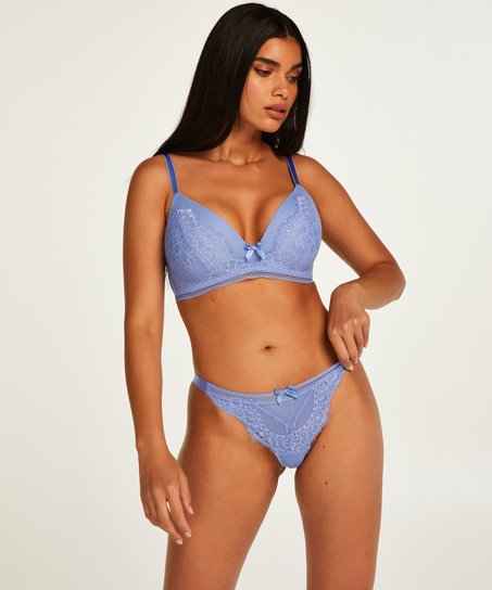Soutien-gorge préformé sans armature Bessie, Bleu