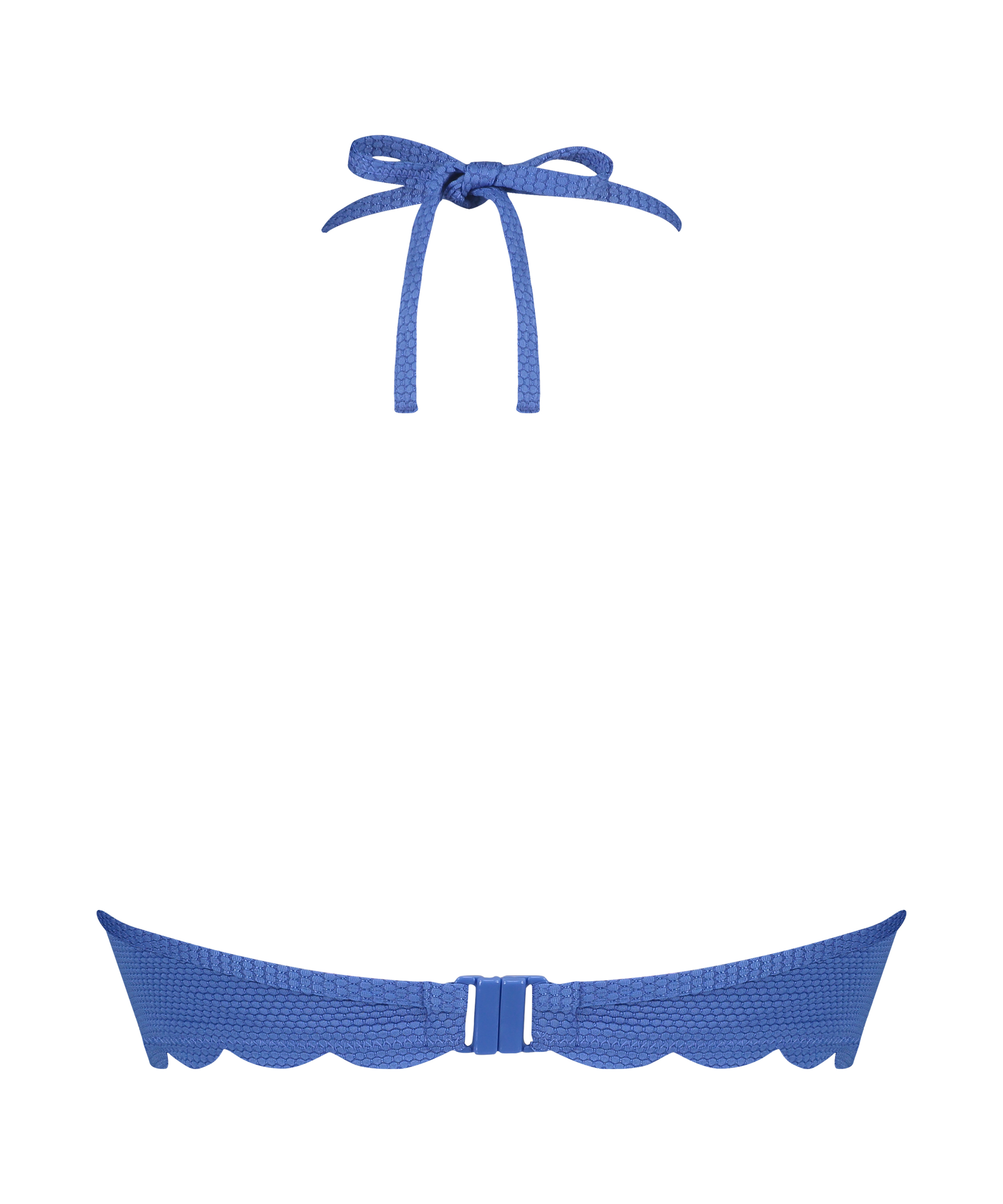 Haut de bikini préformé à armatures Scallop, Bleu, main