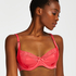 Soutien-gorge corbeille à armatures préformé Duckie, Rouge