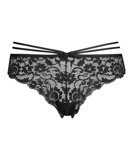 Slip brésilien Almuth, Noir