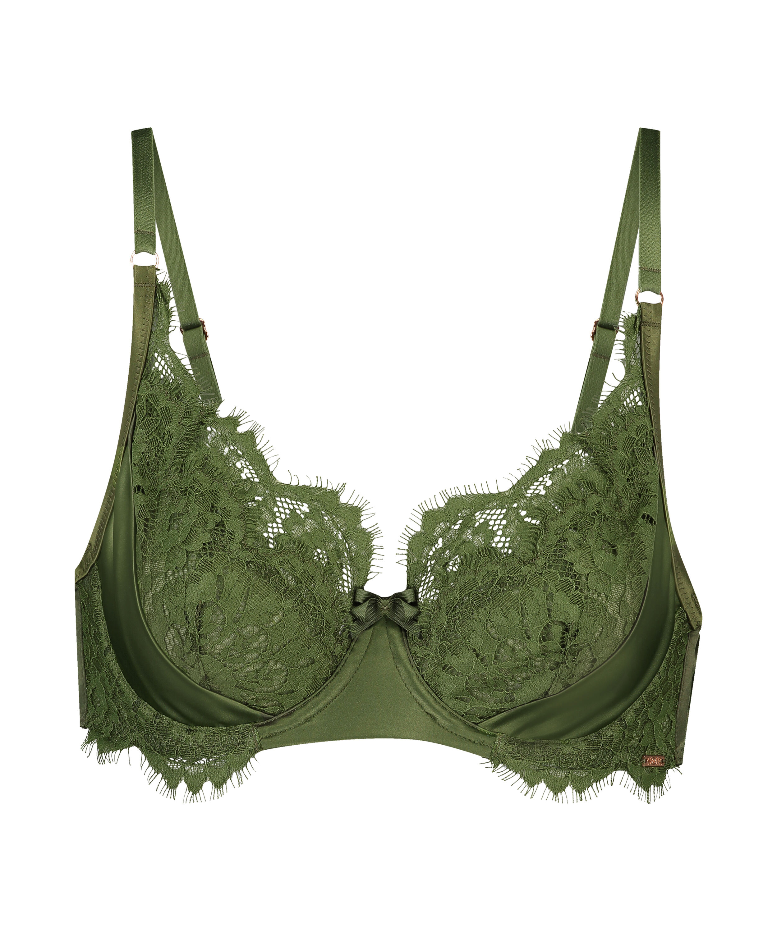 Soutien-gorge non rembourr&eacute; &agrave; armatures Hannako, Vert