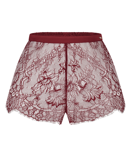 Shorts Lace Delphine, Rouge