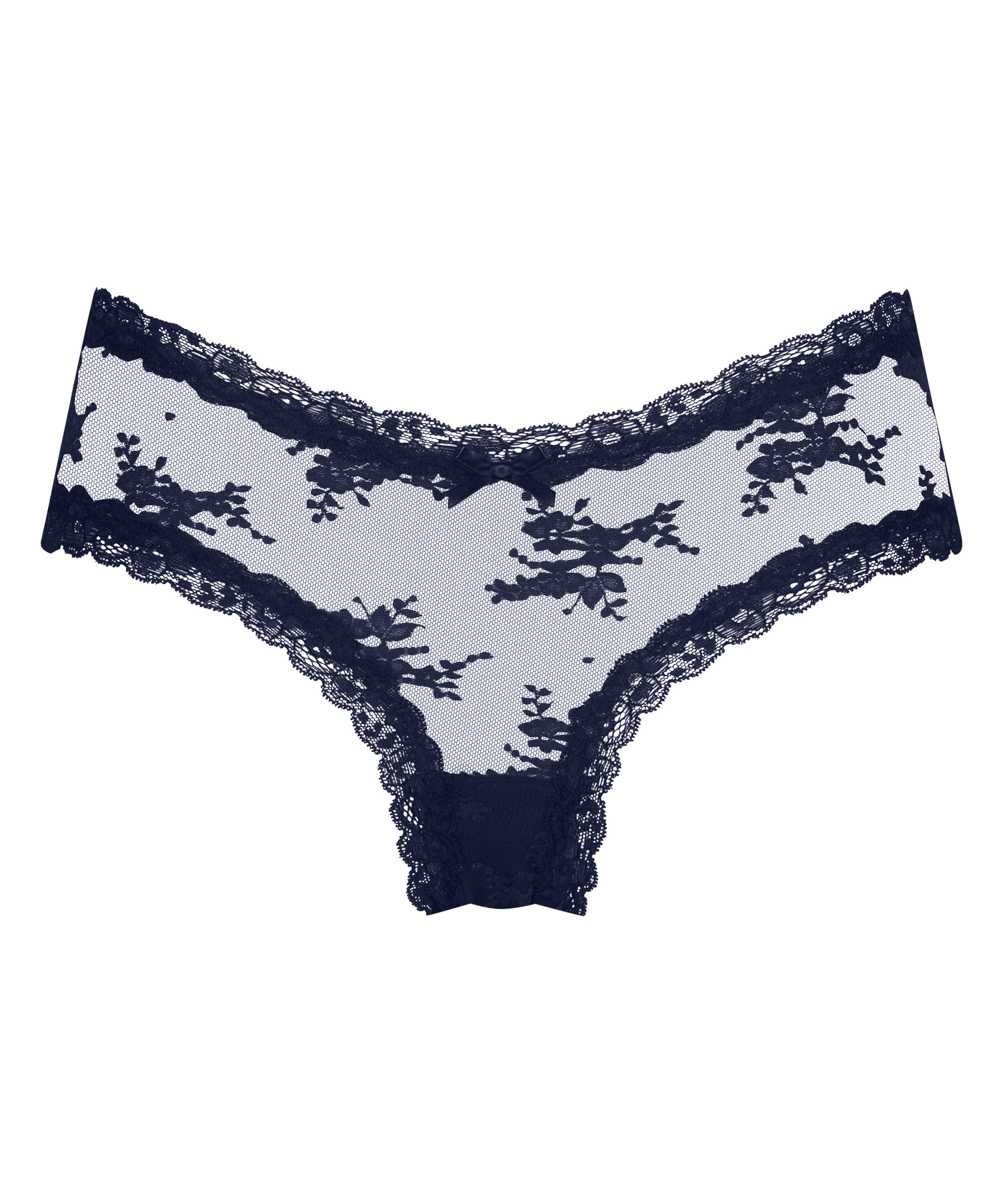 Slip br&eacute;silien V-shape mesh, Bleu