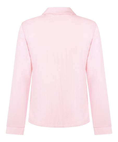Veste &agrave; manches longues en jersey Essential, Rose
