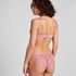 Slip brésilien Invisible Lace Back, Rose