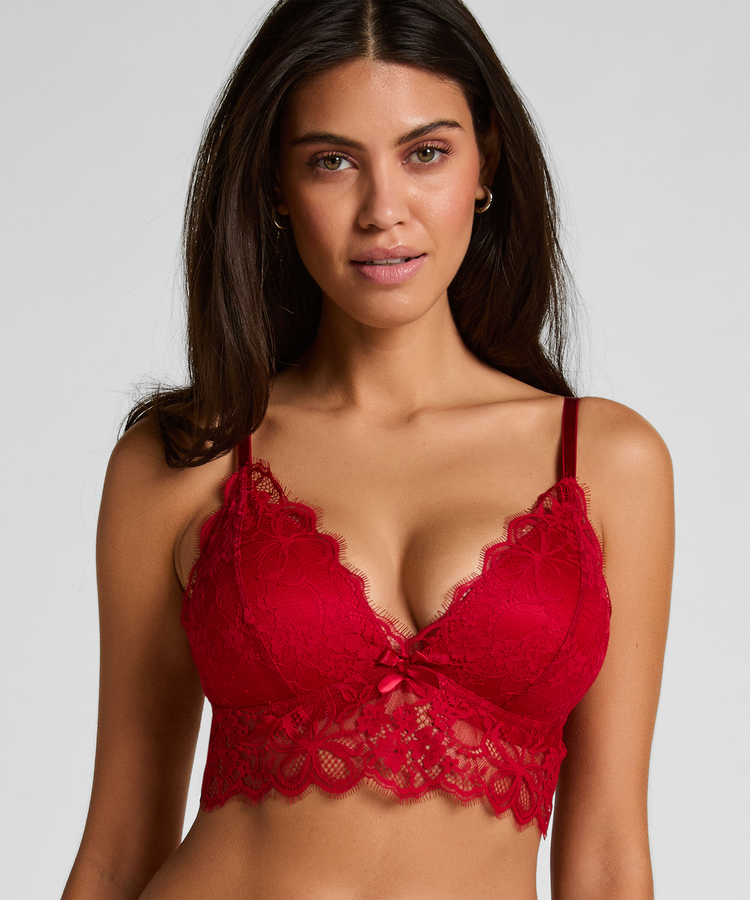 Brassière triangle Marianna, Rouge