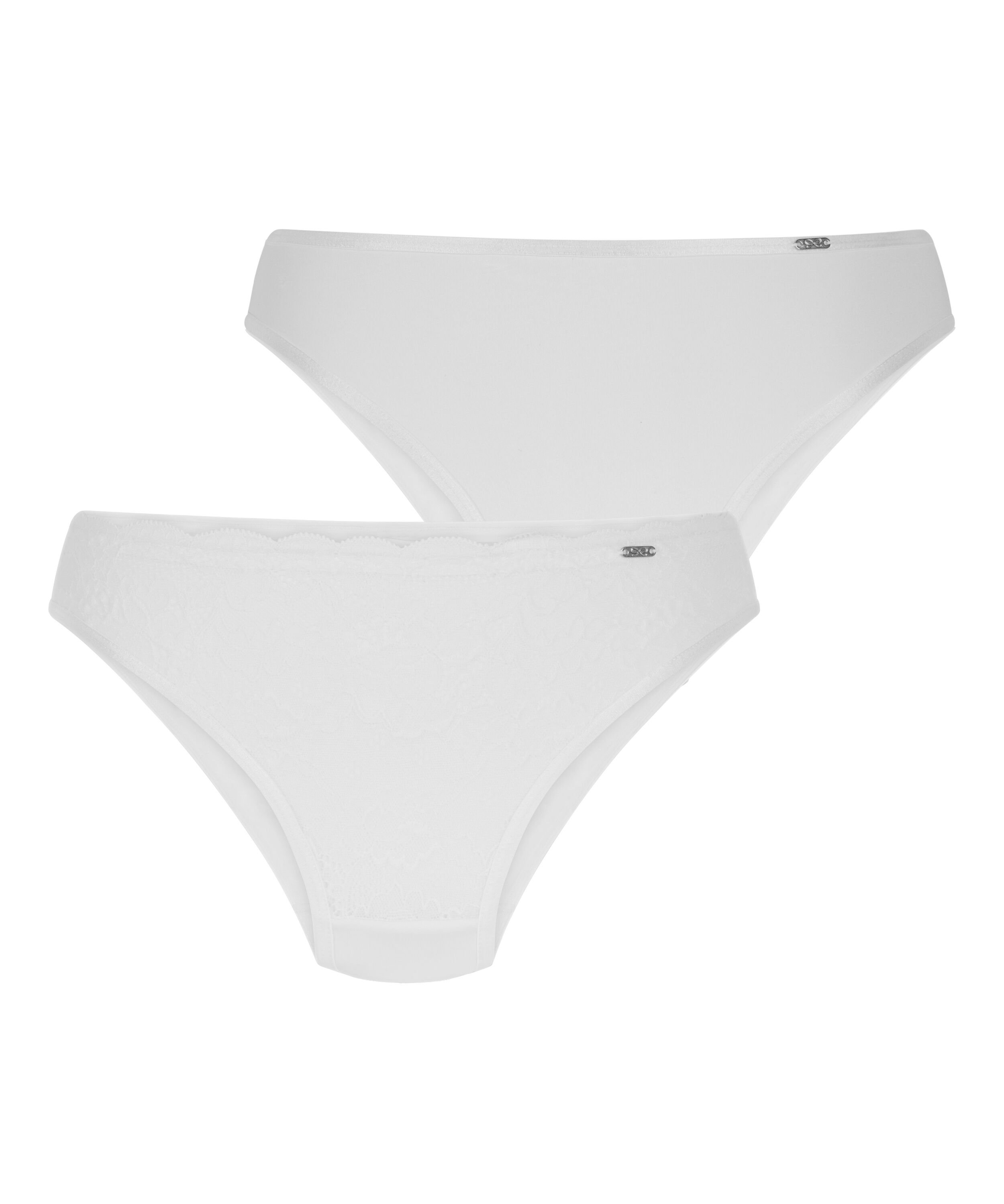Lot de 2 slips Angie, Blanc