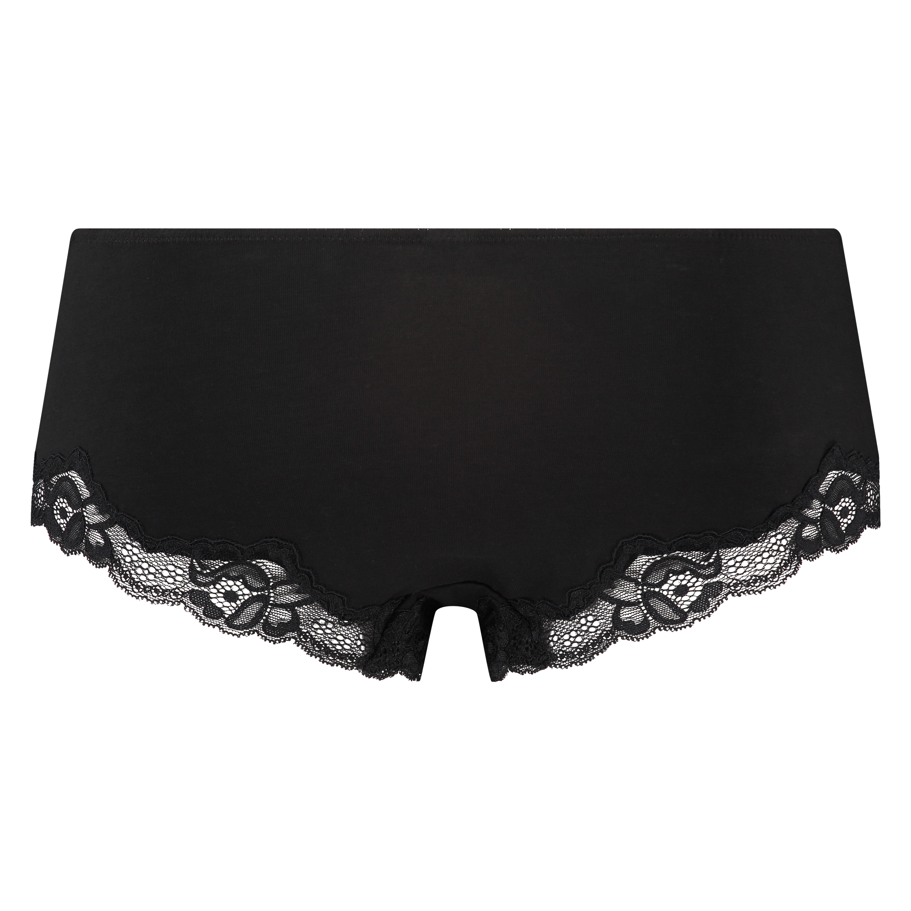 Boxer Coton Secret Dentelle, Noir, main