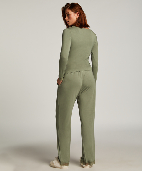 Ensemble de pyjama, Vert