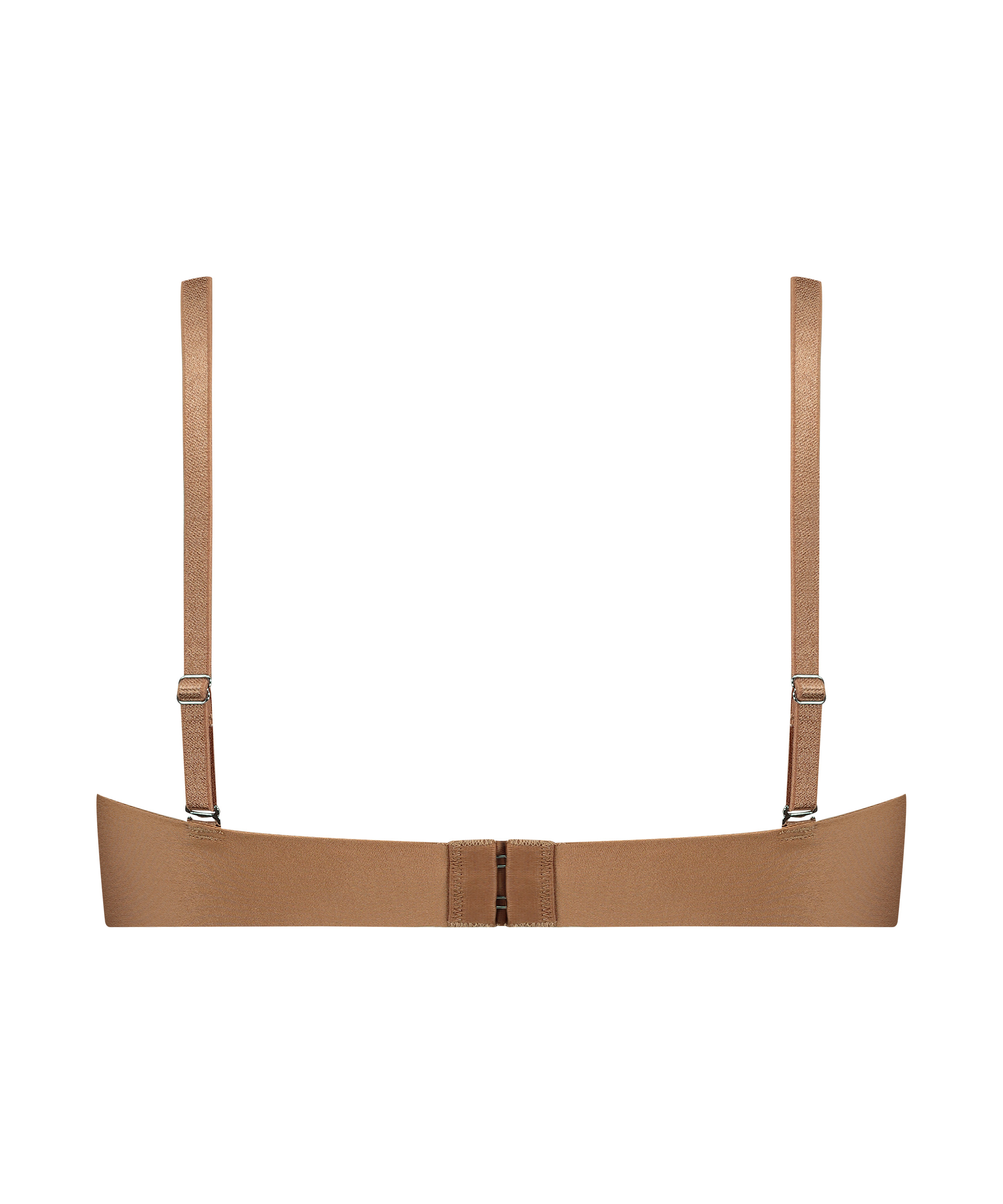 Soutien-gorge &agrave; armatures pr&eacute;form&eacute; sans bretelles Jane, Marron, main