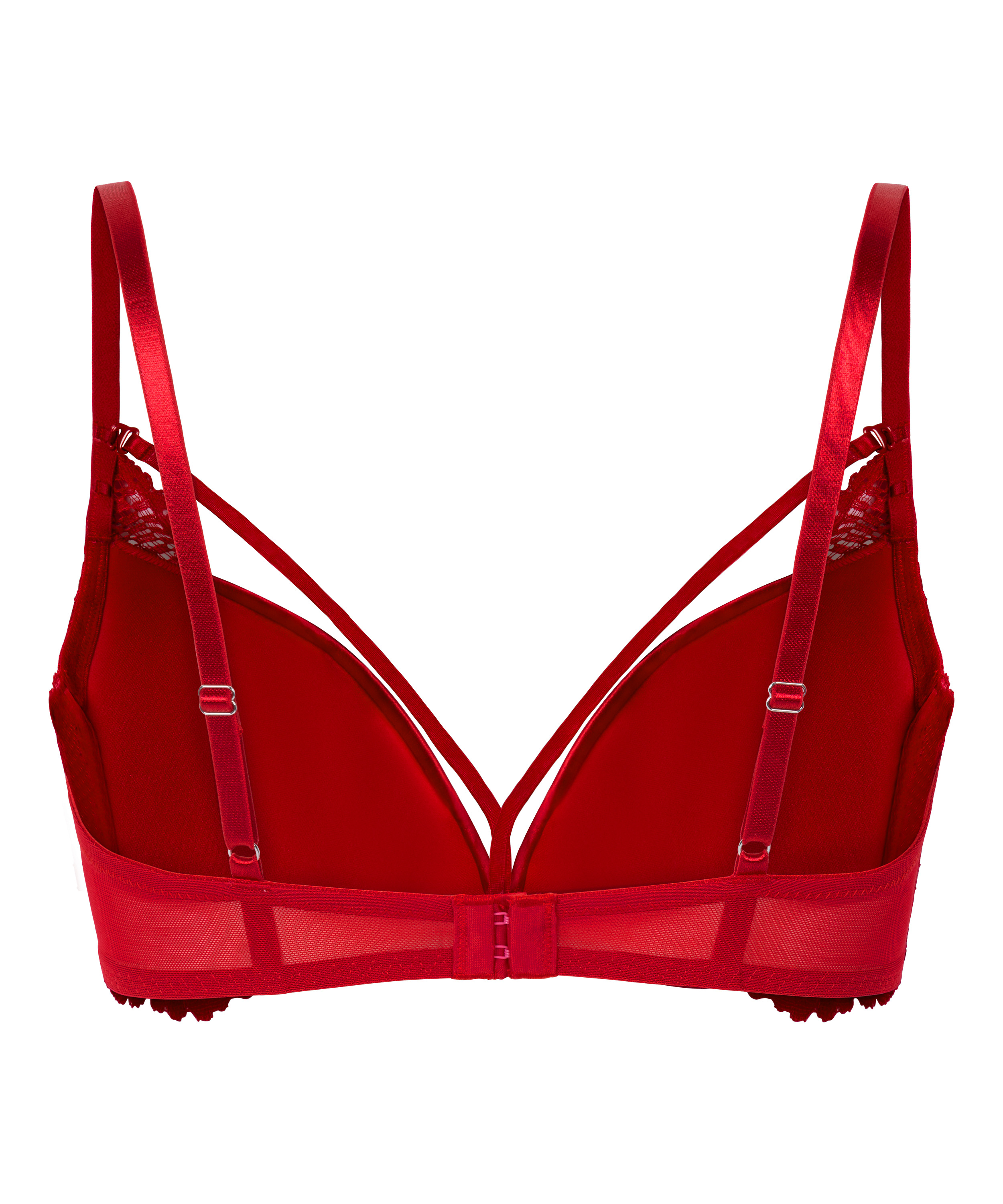 Soutien-gorge à armatures maximiseur préformé Whitney, Rouge, main