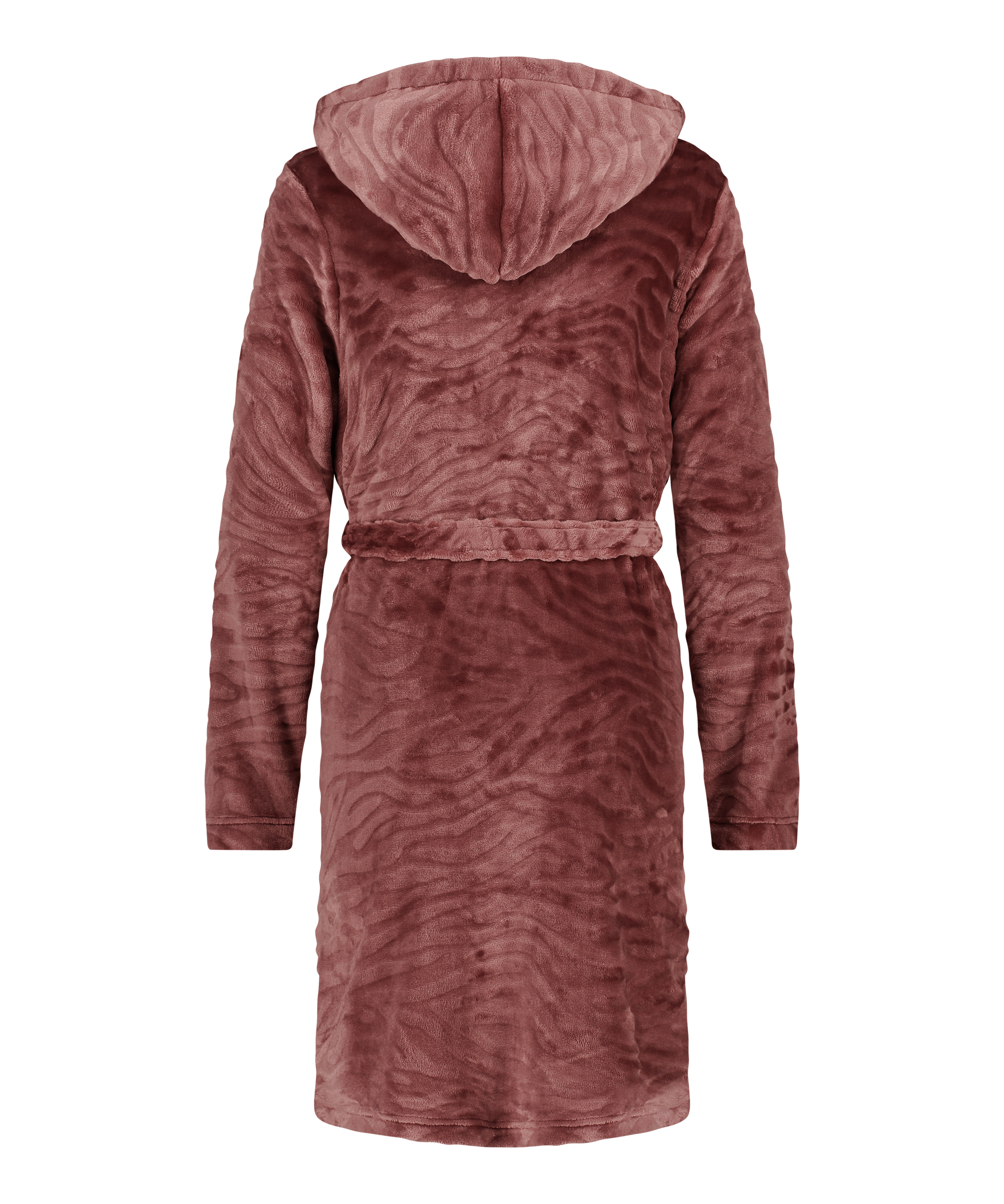 Peignoir court avec fermeture à glissière, Violet, main