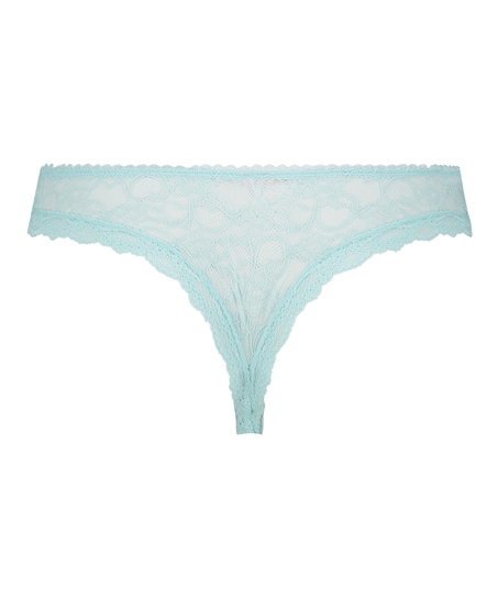 Mini brésilien taille haute Riley, Bleu