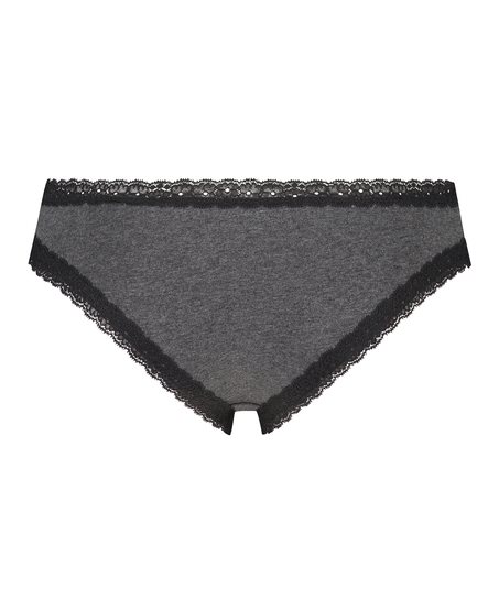 Slip brésilien coton, Gris