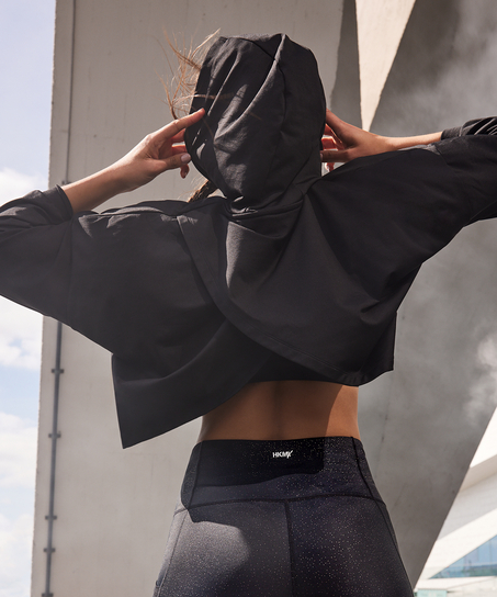 Sweat à capuche HKMX Flow, Noir