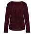 Sweat Polaire Long, Rouge