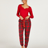Tall Pantalon de Pyjama Flanelle, Rouge