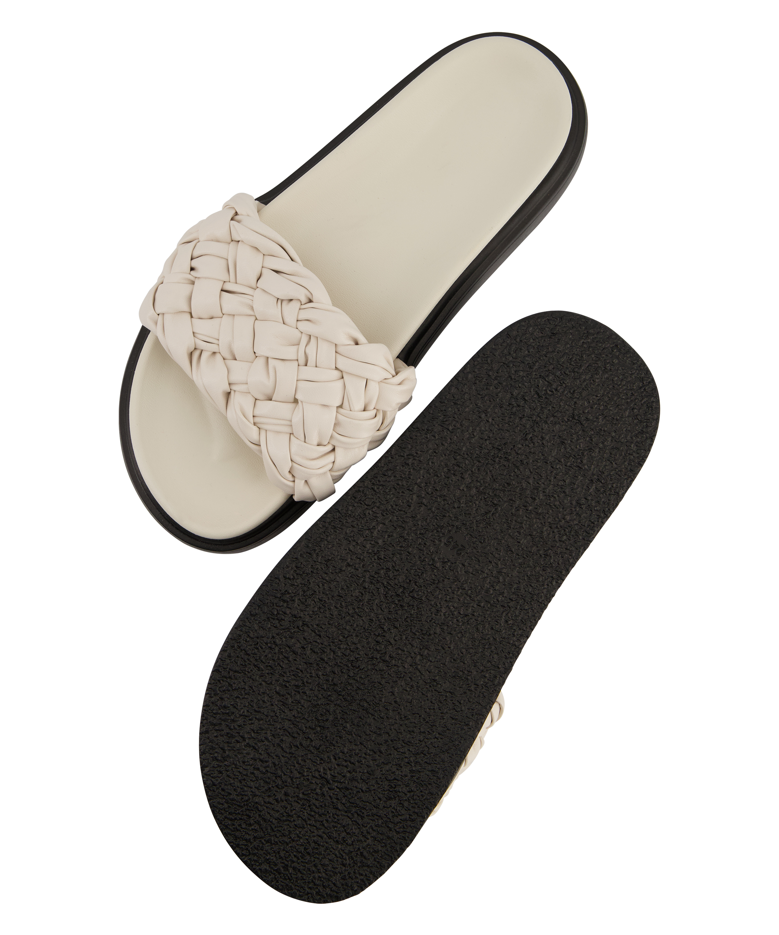 Sandales, Blanc, main