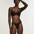 Soutien-gorge à armatures préformé Fleur Nyakim, Noir