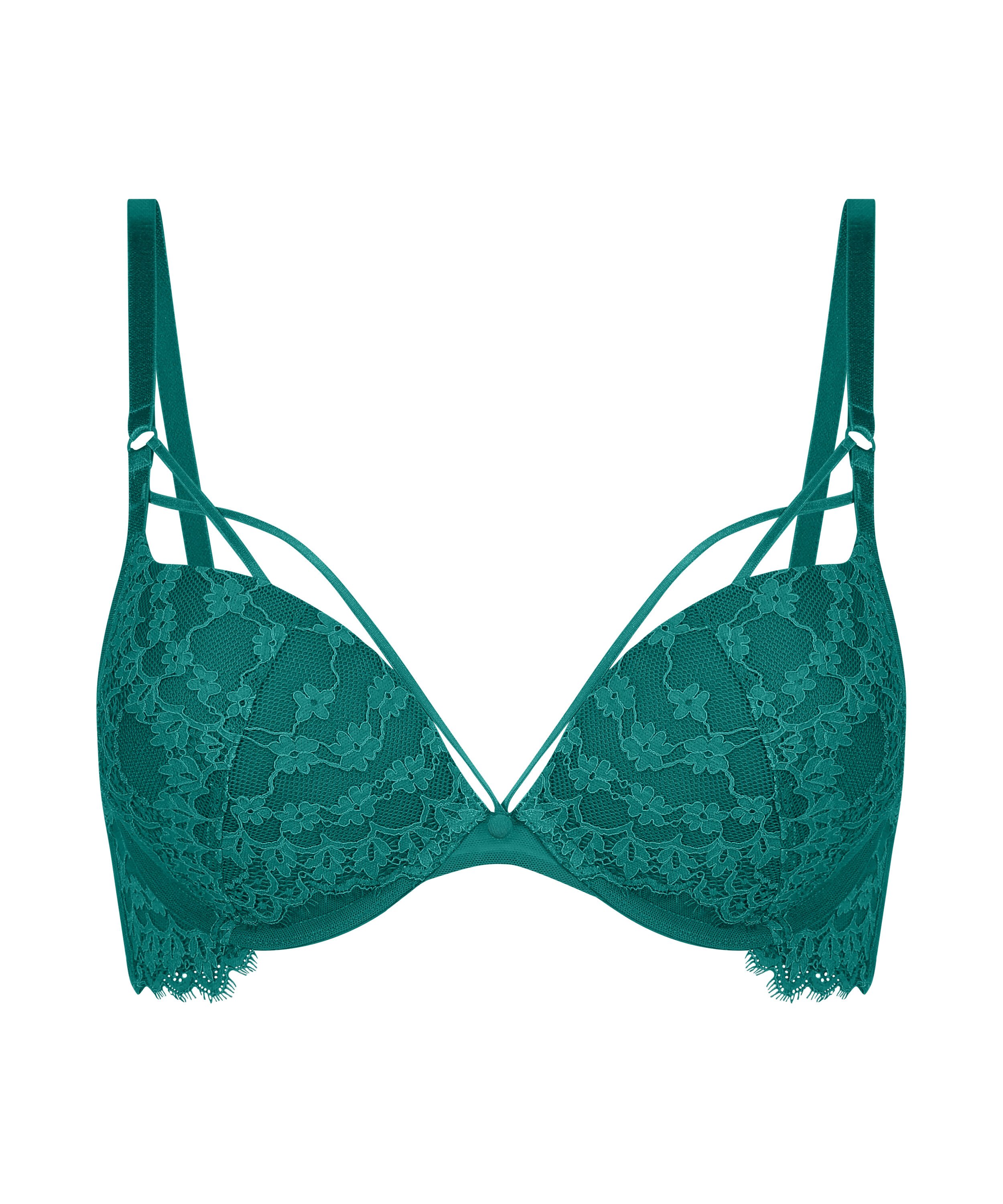 Soutien-gorge &agrave; armatures maximiseur pr&eacute;form&eacute; Daisy, Vert