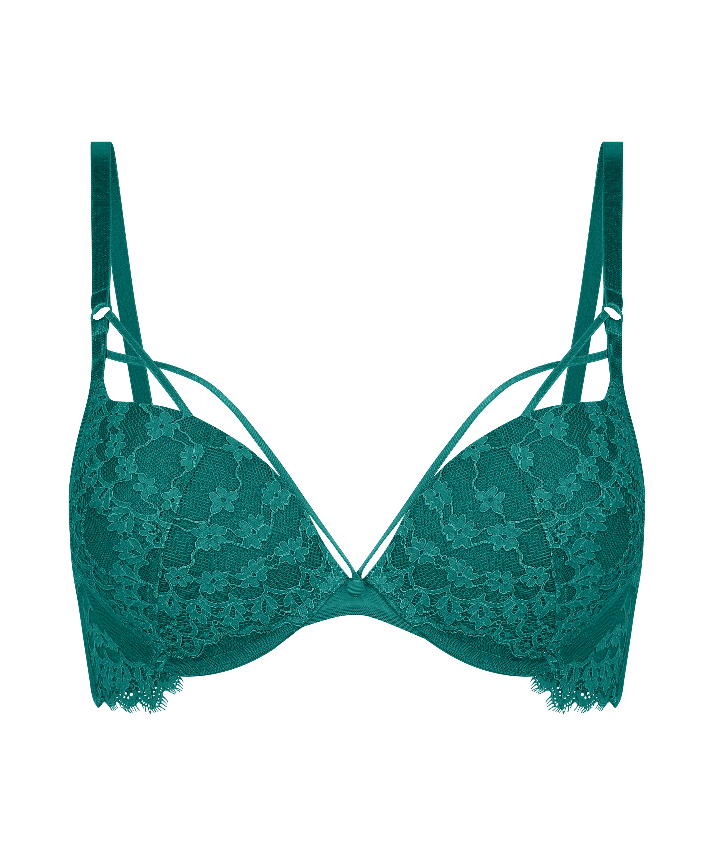 Soutien-gorge à armatures maximiseur préformé Daisy, Vert, main