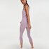 HKMX high waist capri roundknit, Violet