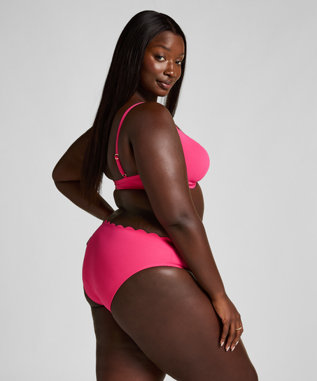 Haut de bikini préformé à armatures Scallop, Rose