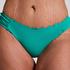 Slip de Bikini Rio Scallop, Vert