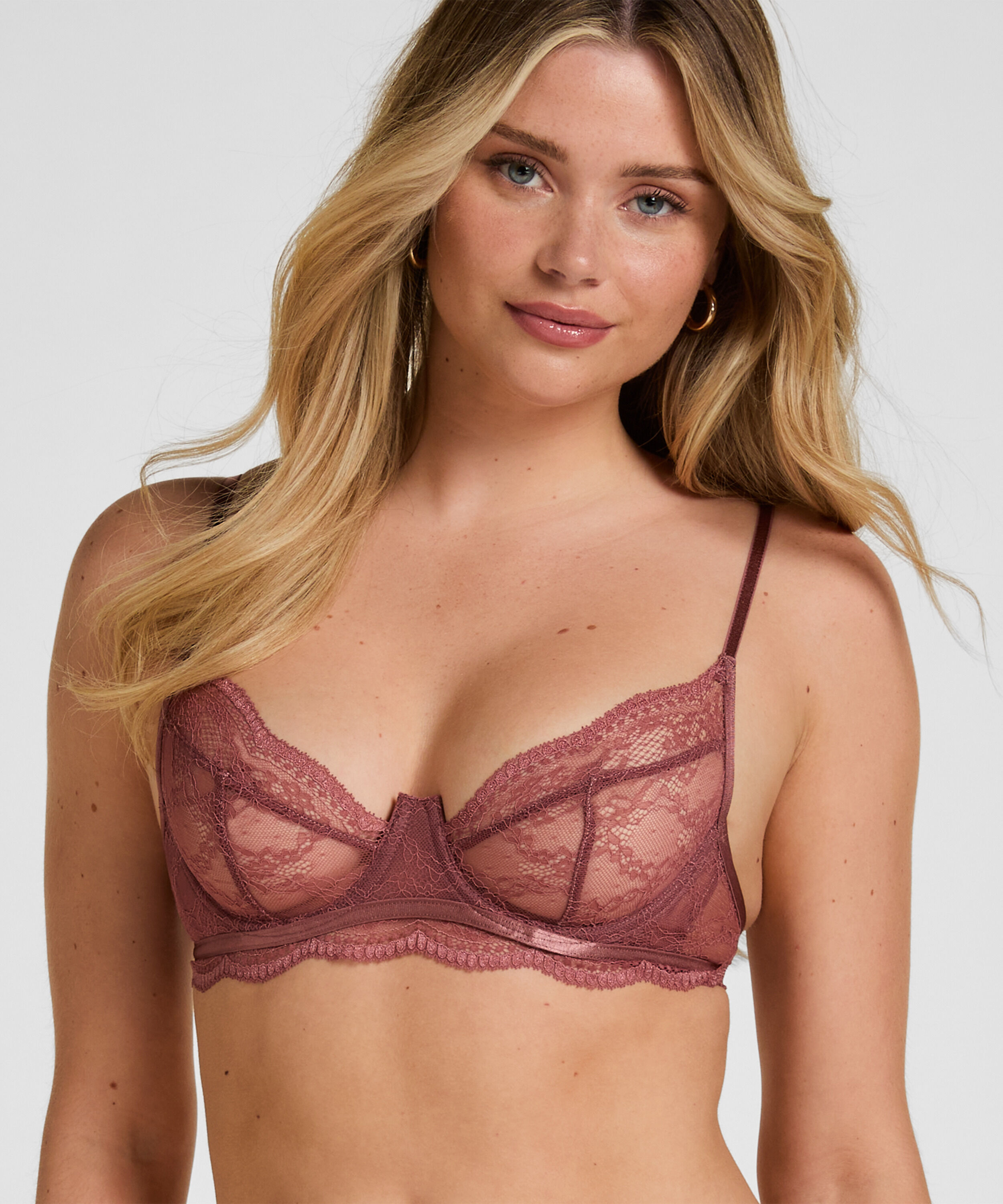 Soutien-gorge non-rembourré à armatures Isabelle, Rose