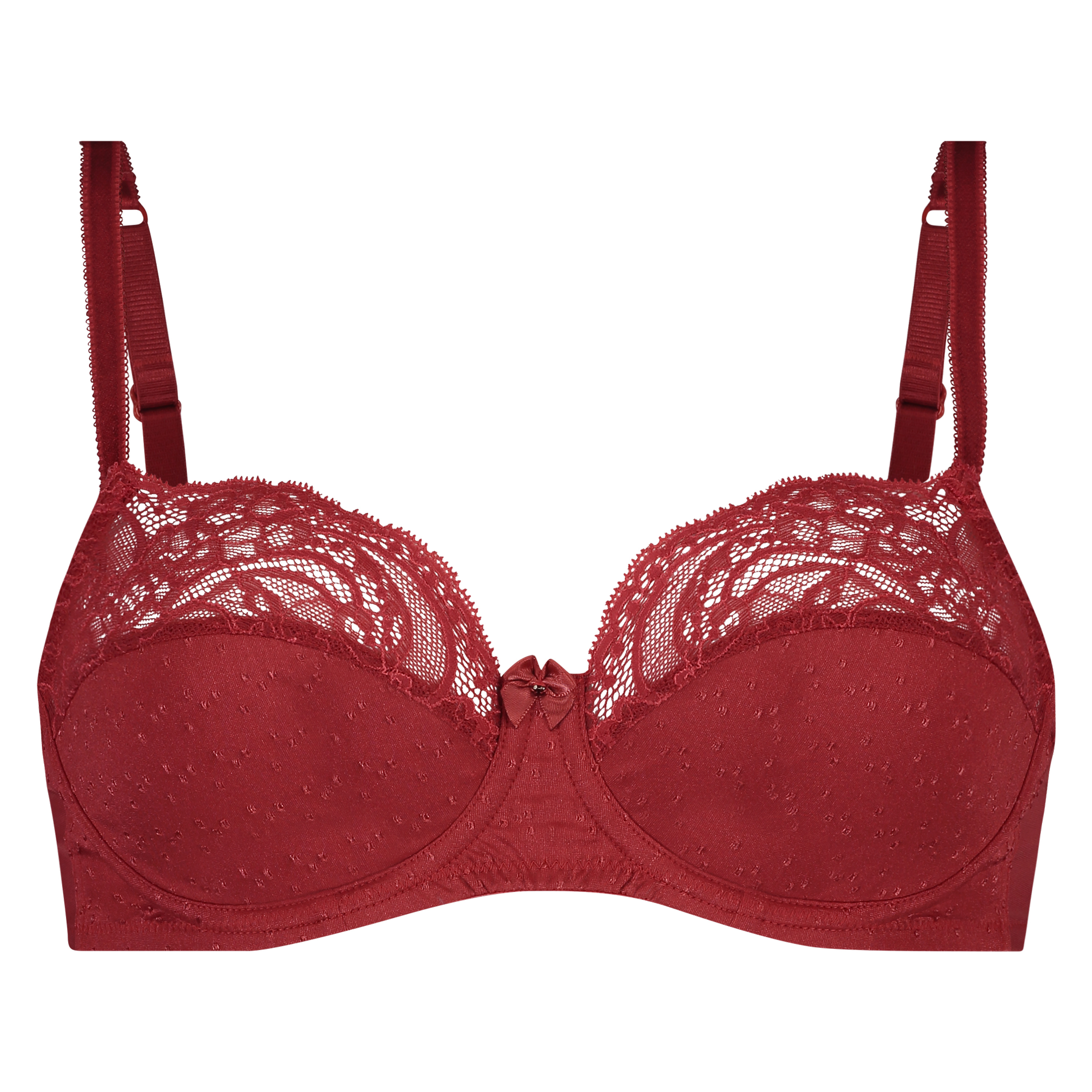 Soutien-gorge &agrave; armatures non-pr&eacute;form&eacute; Sophie, Rouge, main