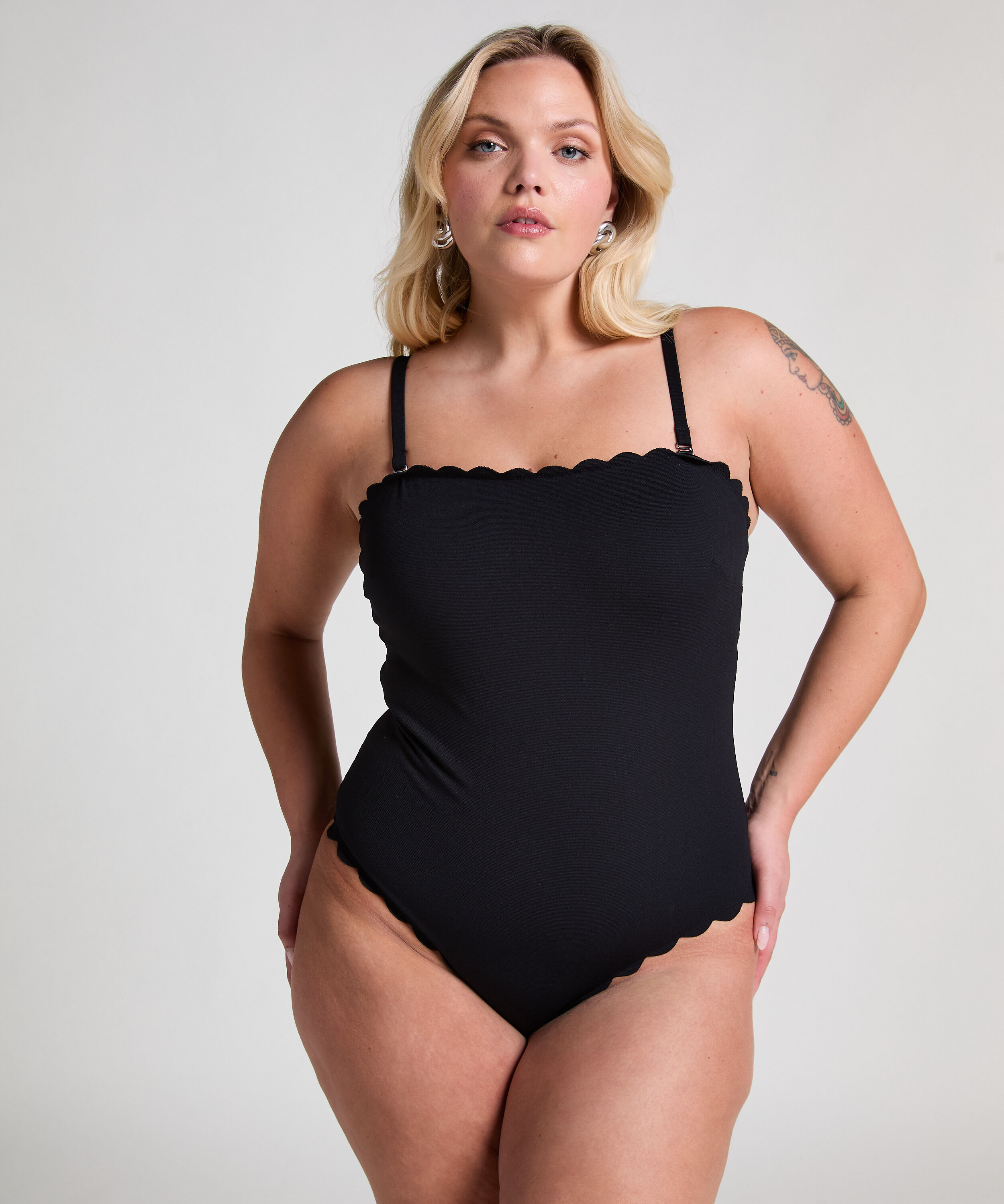 Maillot de bain Bandeau Scallop