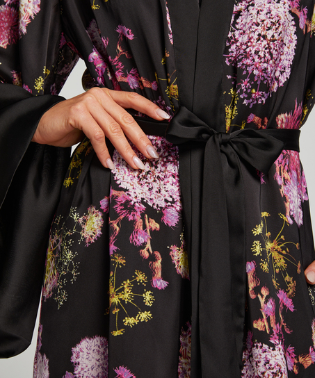 Kimono Satin, Noir