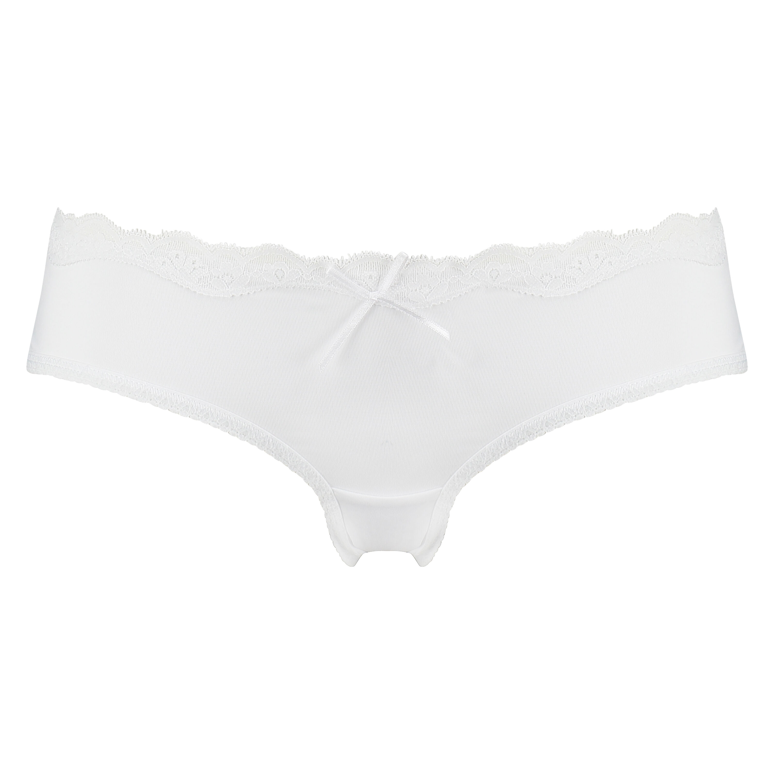 Slip br&eacute;silien micro, Blanc