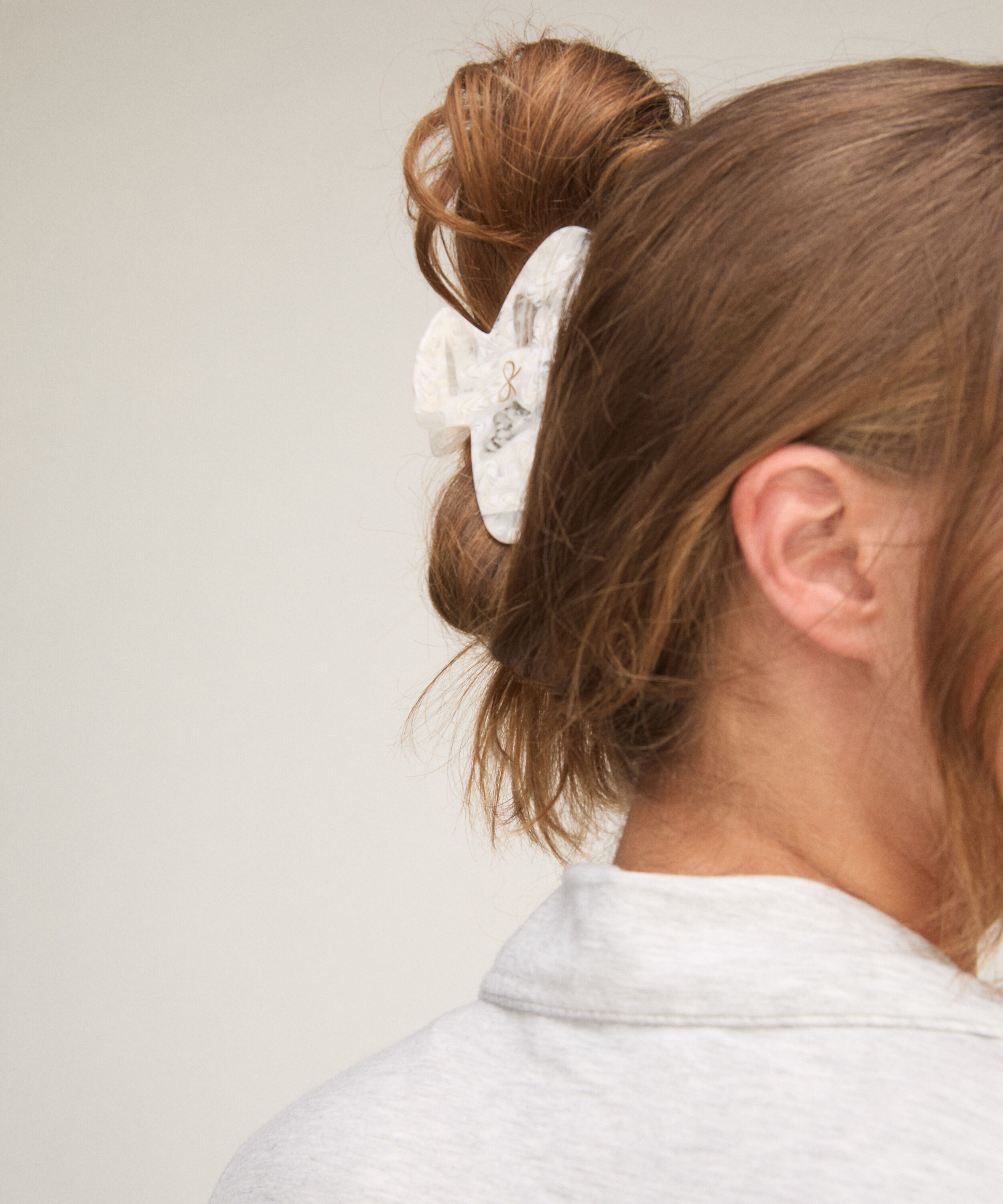 Pince à Cheveux, Blanc Pince à Cheveux, Blanc