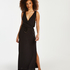 Robe de plage en jersey, Noir