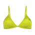 Haut de bikini triangle Luna, Vert
