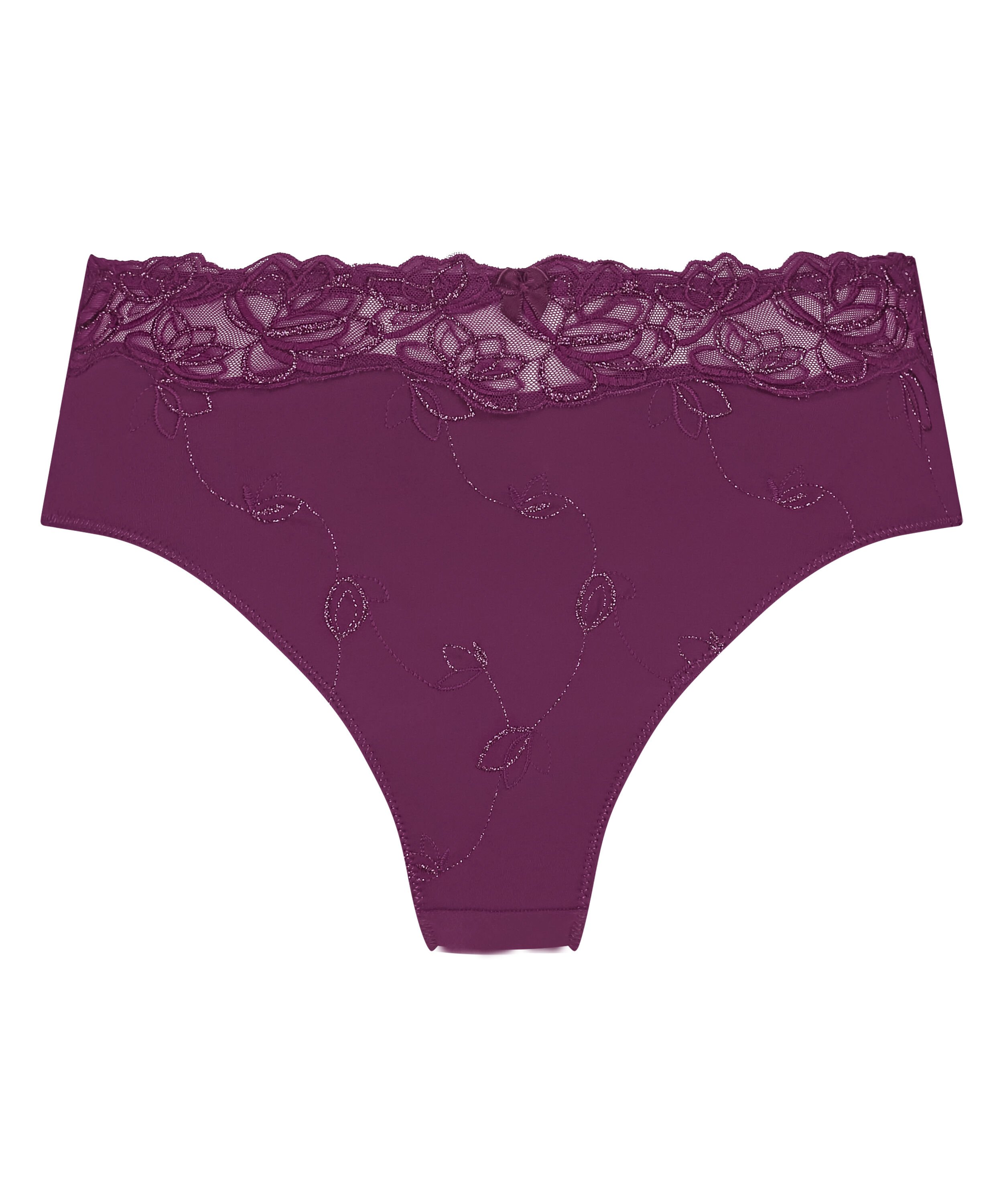 Slip taille haute Diva, Violet