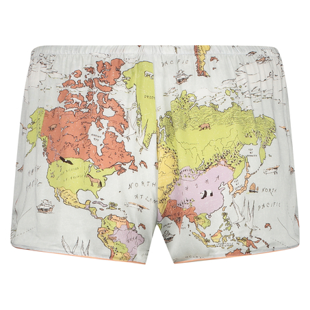 Short de pijama, Bleu