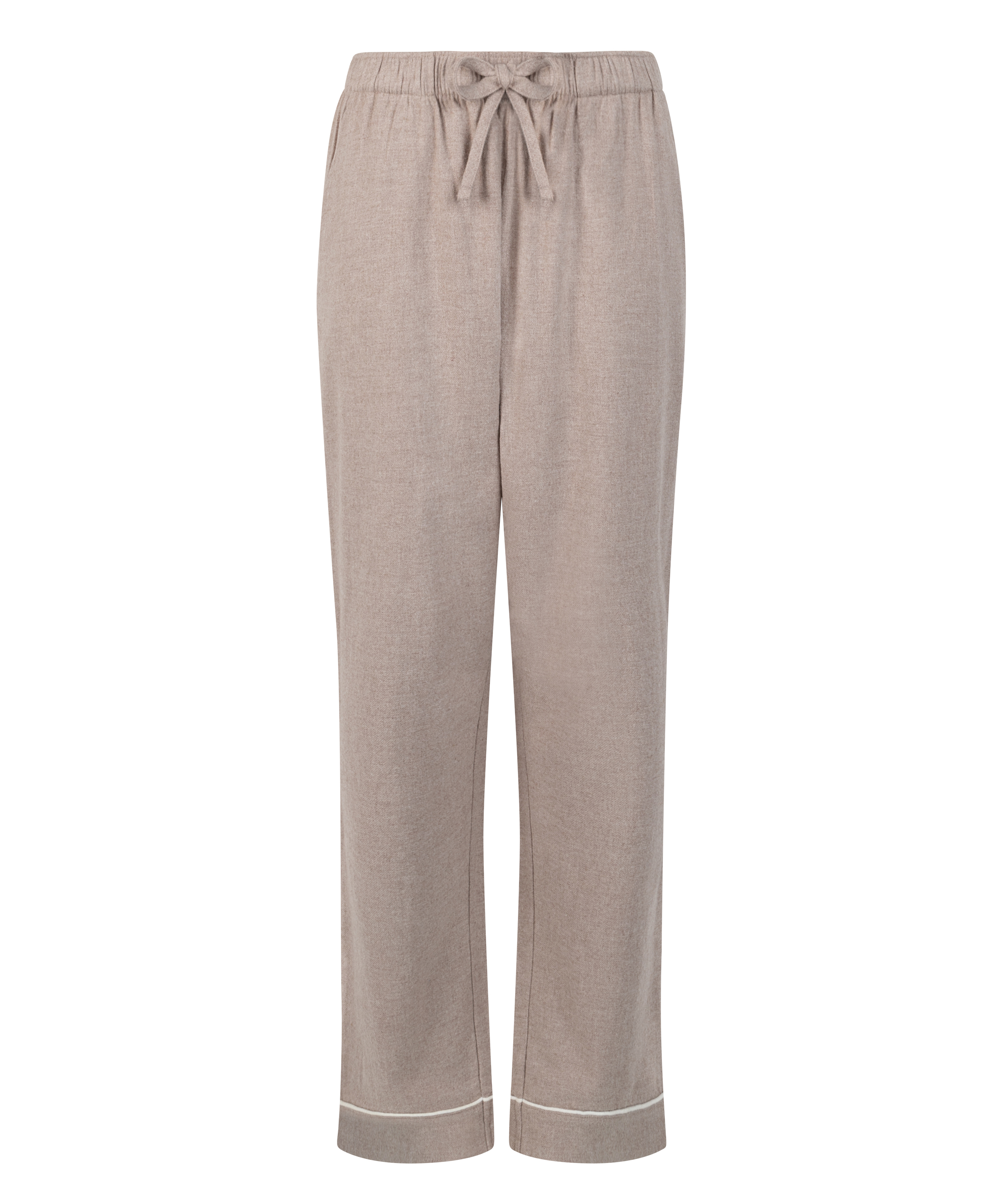 Pantalon de Pyjama Flanel, Beige, main