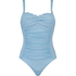 Maillot de bain Shaping Scallop, Bleu