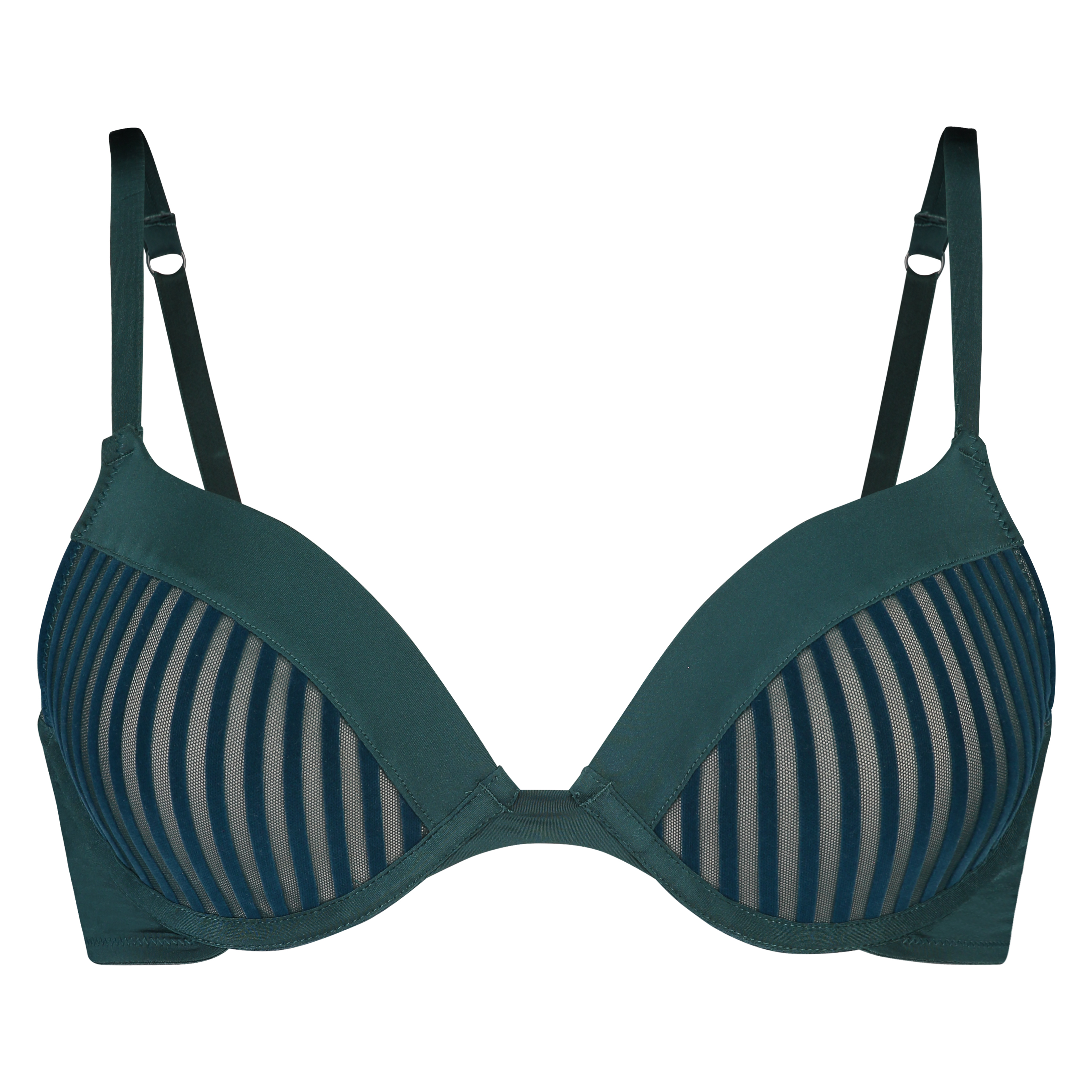 Soutien-gorge à armatures préformé push-up Pia, Vert, main
