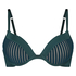 Soutien-gorge à armatures préformé push-up Pia, Vert
