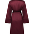 Peignoir en polaire satinée, Rouge