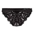 Culotte brésilienne jambes hautes Grace, Noir