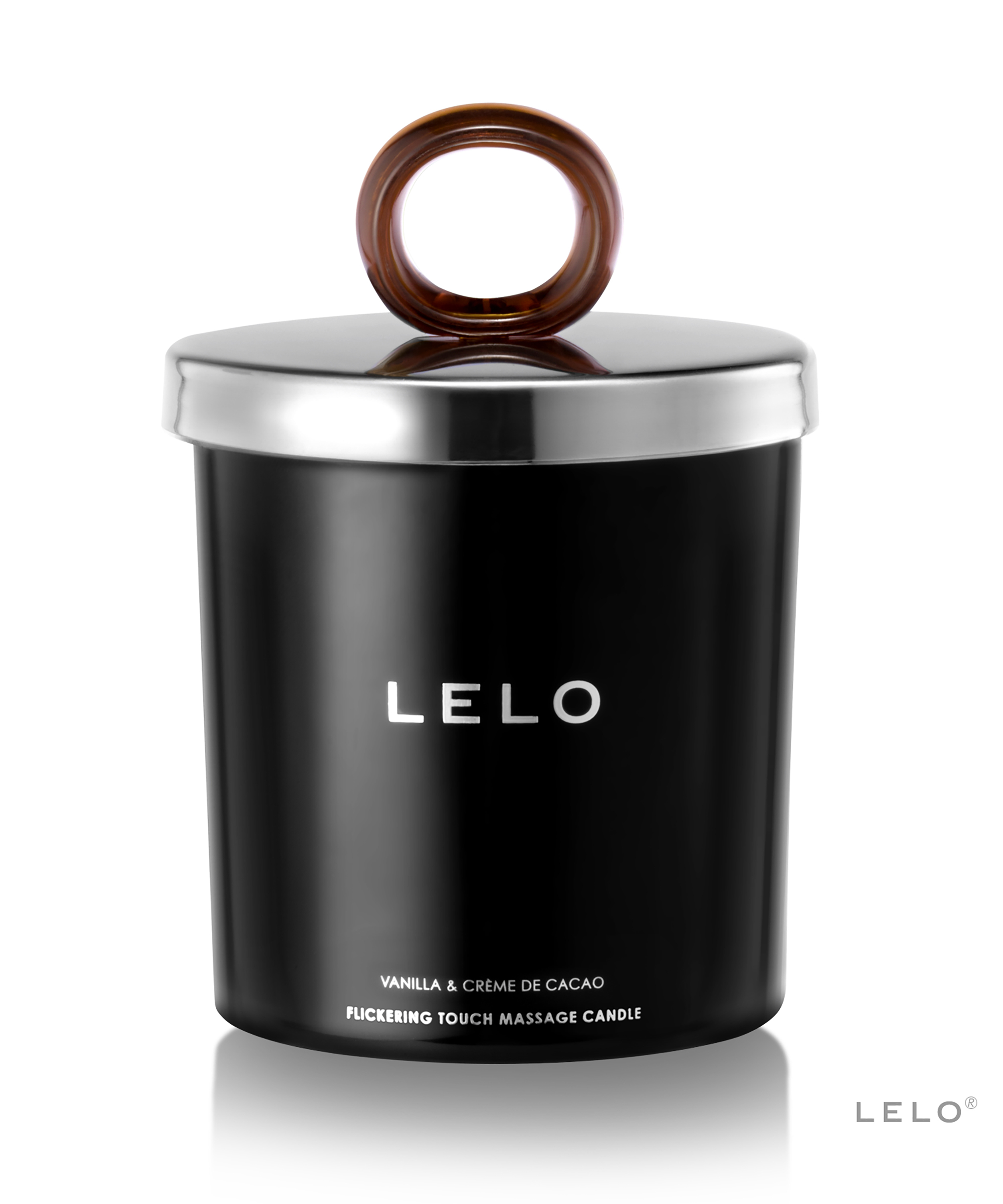 LELO Bougie de Massage Vanilla & crème de Cacao, marron, main