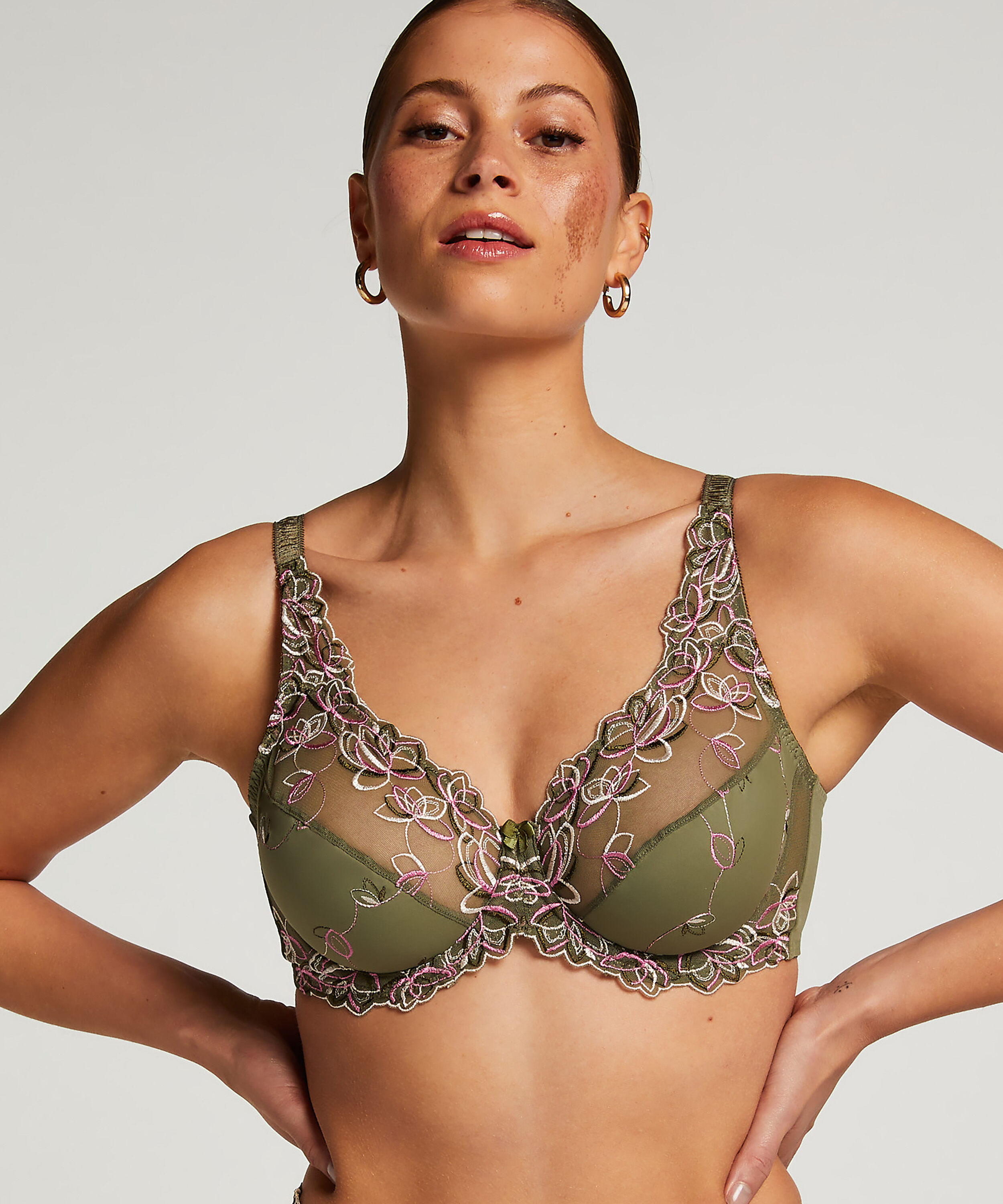 Soutien-gorge à armatures non-préformé Diva, Vert Soutien-gorge à armatures non-préformé Diva, Vert