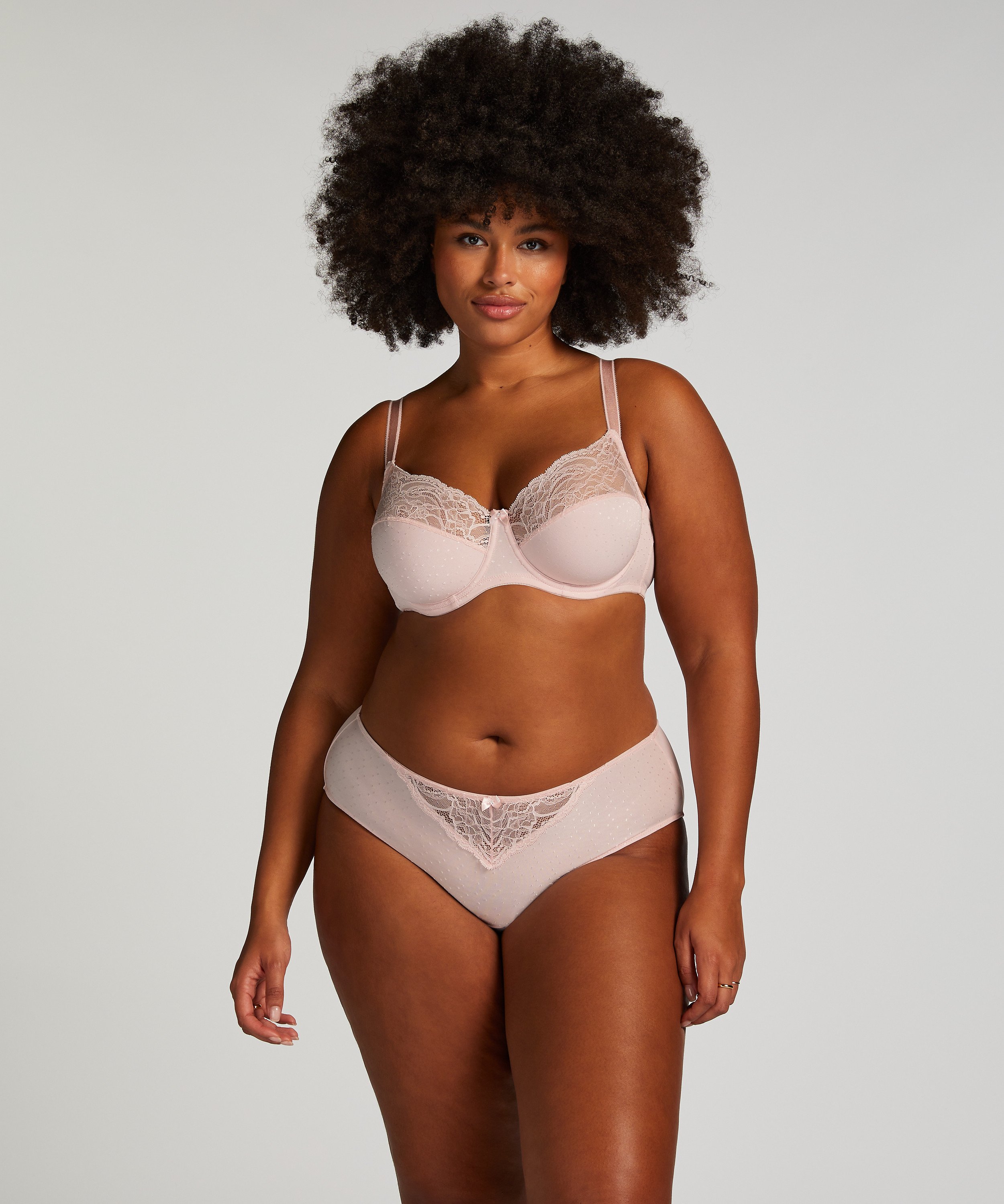 Soutien-gorge à armatures non-préformé Sophie, Rose, main