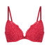 Soutien-gorge push-up à armatures rembourré Rose, Rouge