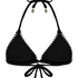 Haut de bikini triangle Kenya, Noir